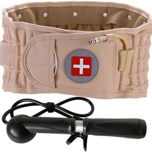 Inflatable Lumbar Traction Belt – Decompression Back Support for Lower Back Pain Relief