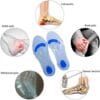 Silicone Insoles – Arch Support Shoe Inserts for Foot Pain Relief