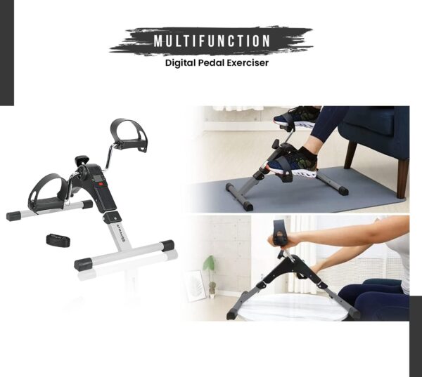 Under Desk Pedal Exerciser – Foldable Mini Bike for Home Workout & Physical Therapy - Image 3