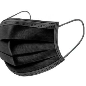 Disposable Face Mask Black 3 Layers