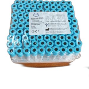 Sodium Citrate Blood Collection Tube – 2.7mL, Blue Cap, Vacuum Sealed for PT/APTT Testing