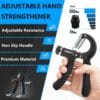 5-in-1 Hand Grip Set Strengthener Kit (Adjustable) – Build Strength & Relieve Stress