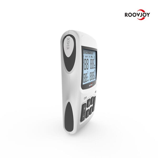 Electrotherapy Roovjoy 4-in-1  Machine 2 channels – TENS, EMS, IF, RUSS | Pain Relief & Rehab Device