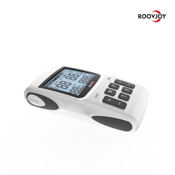 Electrotherapy Roovjoy 4-in-1  Machine 2 channels – TENS, EMS, IF, RUSS | Pain Relief & Rehab Device
