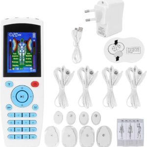 EMS TENS Electrotherapy– 16 Modes & 20 Intensity Muscle Stimulator for Pain Relief & Fitness