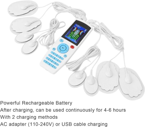 EMS TENS Electrotherapy– 16 Modes & 20 Intensity Muscle Stimulator for Pain Relief & Fitness - Image 5