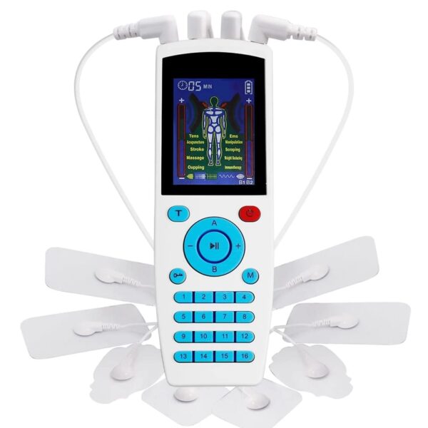 EMS TENS Electrotherapy– 16 Modes & 20 Intensity Muscle Stimulator for Pain Relief & Fitness - Image 7