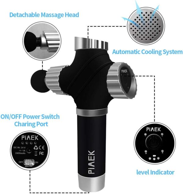 Booster Massage Gun – Booster A2 Professional Deep Tissue Massager - Image 3