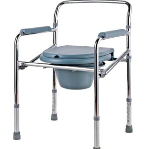Folding commode chair Lebanon – adjustable height, bedside use, portable