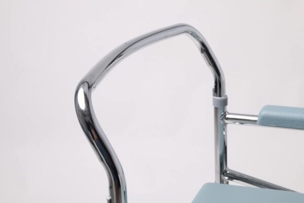 Folding Commode Chair – Height Adjustable, Lightweight & Portable for Elderly and Homecare - Image 3
