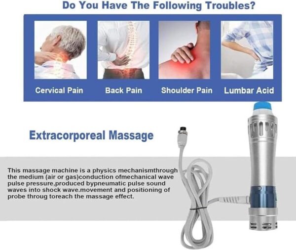 Advanced Shock Wave Therapy Machine – V80 | Professional Pain Relief & Rehabilitation - Image 6
