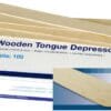 Wooden Tongue Depressor 100 Units