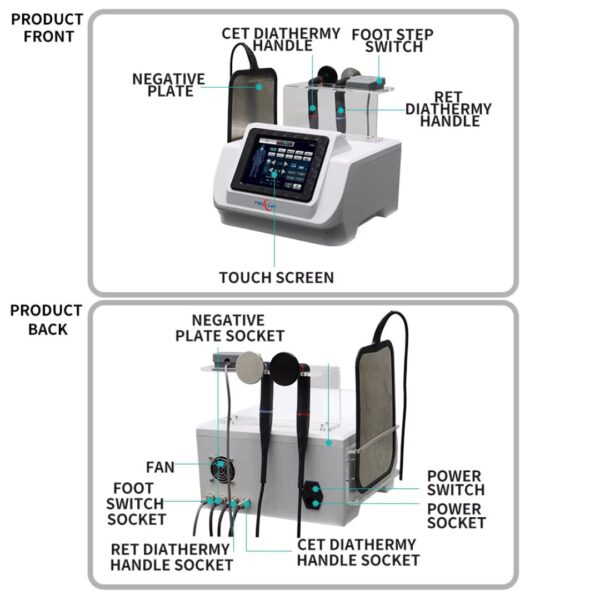 Tecar Therapy Machine SKY-448K (3) Tecar Therapy Machine SKY-448K