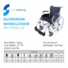 Aluminum Wheelchair SKY-1953AL-46 – Lightweight Wheelchair Lebanon
