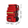 SKY-FB8 Trauma Backpack Size