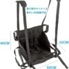 Assistive patient transfer lift seat used by caregivers4