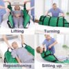 Patient transfer lifting sheet used for bed repositioning 1