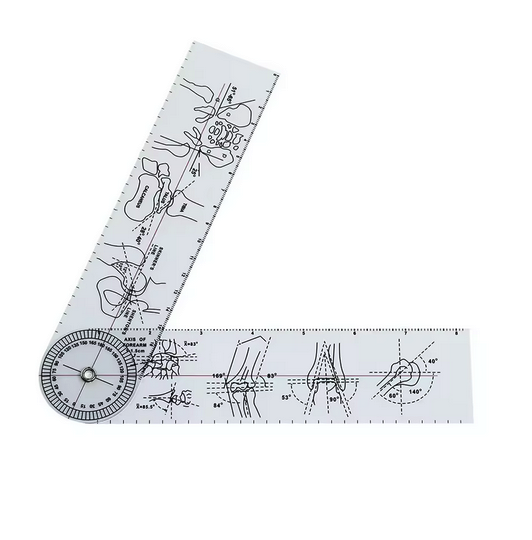 Orthopedic Anatomical Long Arm Goniometer 30cm