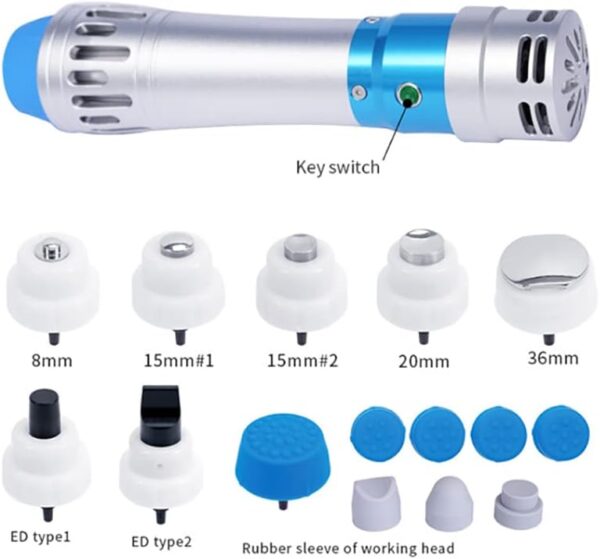 Shockwave Therapy Machine SKY-V80A — 10 Probes, 1–16MHz, 200W