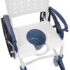 3-in-1 Commode Wheelchair Shower Chair with Brakes – Premium