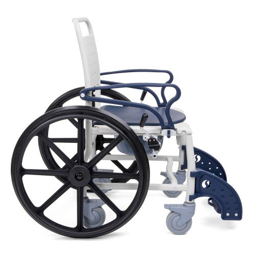 3-in-1 Commode Wheelchair Shower Chair with Brakes – Premium