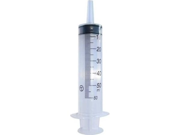 Syringes 60ml Catheter Tip Feeding Syringe – 25 Pack