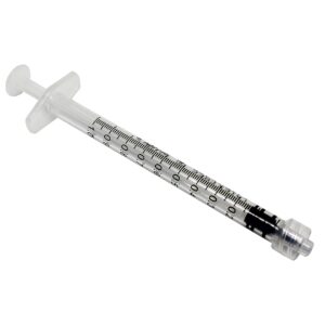 1ml leur lock syringe Syringes 1ml Luer Lock with Needle – 100 Pack