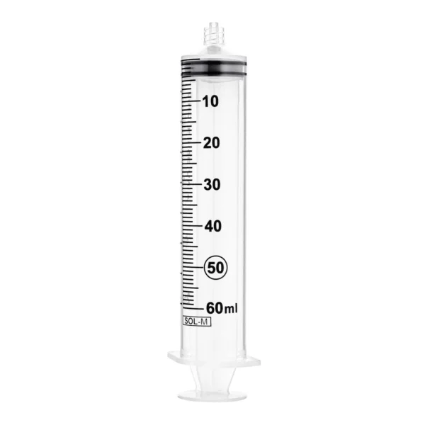 Syringes 60ml with Needle Luer Lock – 25/Pack