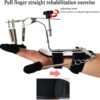 Active Passive Finger Training Device Active & Passive Finger Rehabilitation Trainer – Adjustable Hand Therapy Device