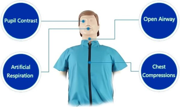 CPR Training Manikin Adult Full Body with Carry Bag