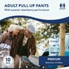 Dr Comfort Adult Pull Up Diapers 30pcs pack – Leakproof Pants