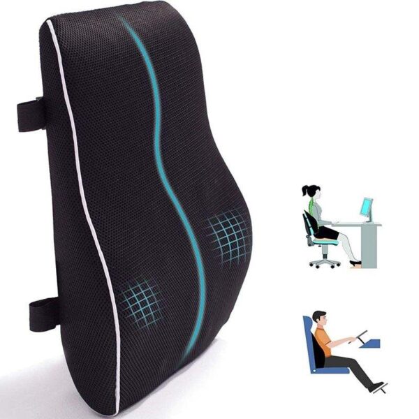Orthopedic Back Support Cushion for Chair Lumbar Support
