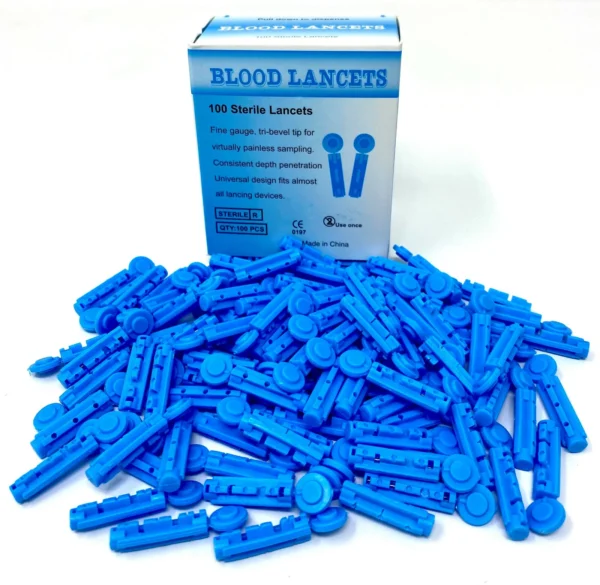 Blood Lancets Blood Lancets Sterile – 100 Pack