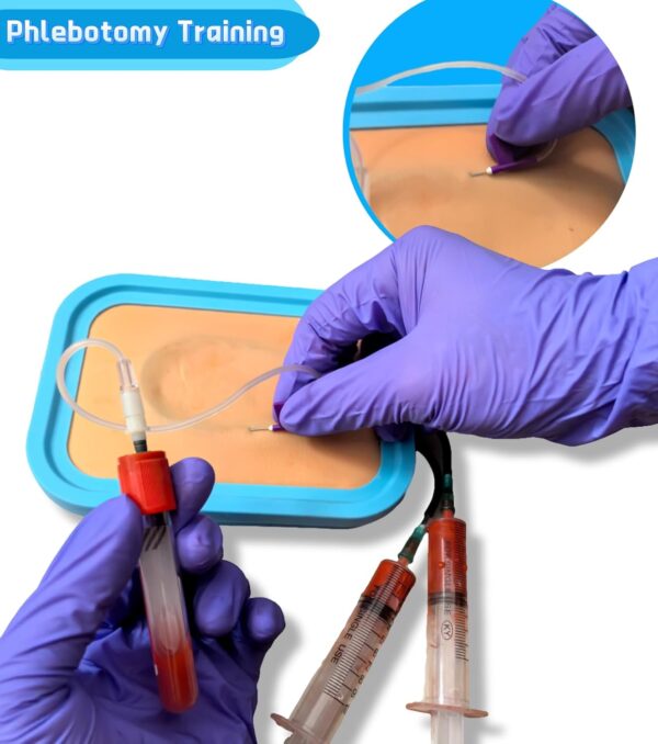 Phlebotomy & Injection Training Kit with Blood Simulation