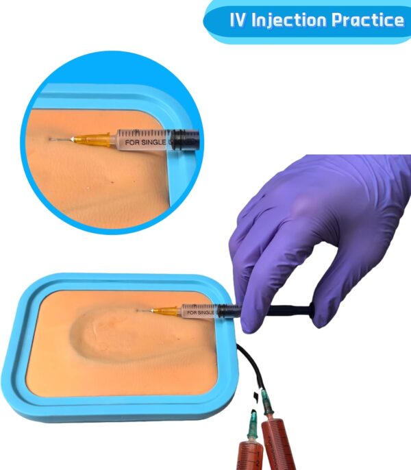 Phlebotomy & Injection Training Kit with Blood Simulation