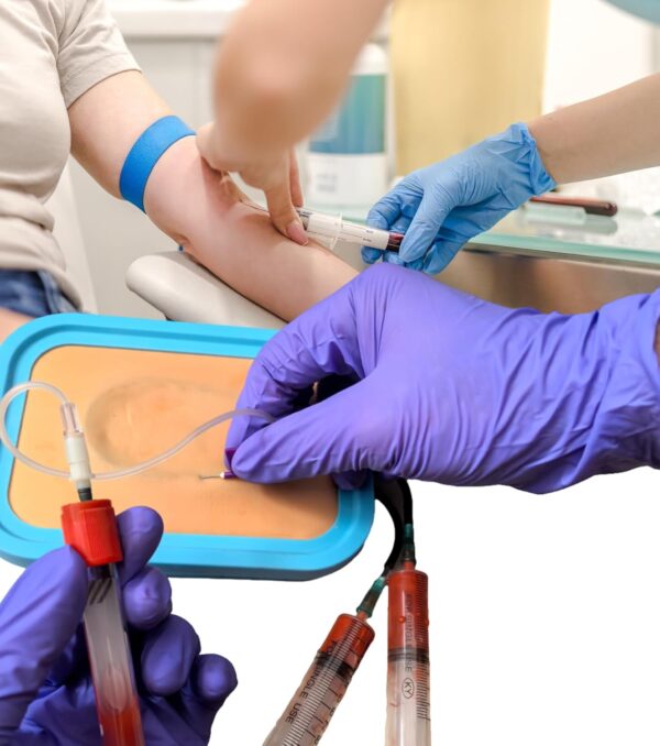 Phlebotomy & Injection Training Kit with Blood Simulation