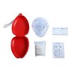 Pocket CPR Face Mask with One-Way Valve & Hard Case