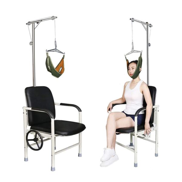 Cervical Traction Chair Adjustable Neck Therapy Device