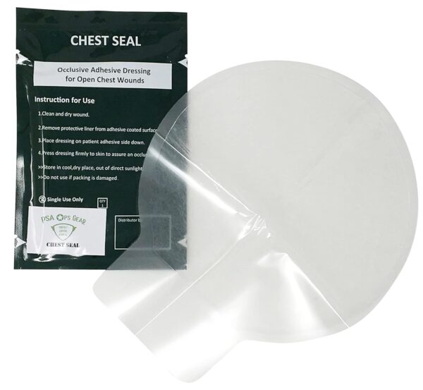 Chest Seal Occlusive Dressing (Vented & Non-Vented)