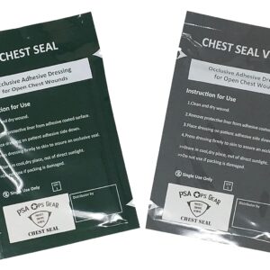 Chest Seal Occlusive Dressing (Vented & Non-Vented)