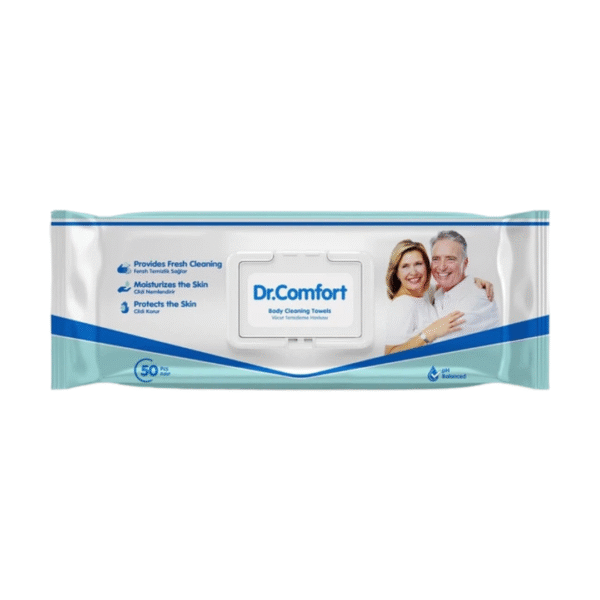 Dr Comfort Body Cleaning Wet Wipes 50pcs – Medical Grade1