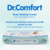 Dr Comfort Body Cleaning Wet Wipes 50pcs – Medical Grade1