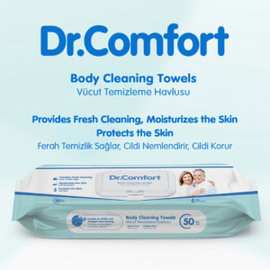 Dr Comfort Body Cleaning Wet Wipes 50pcs – Medical Grade1