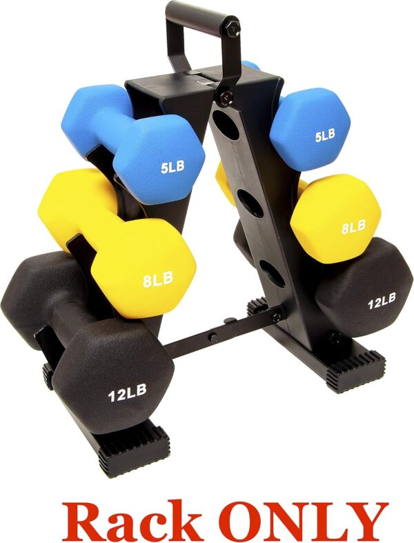 Dumbbell Rack 2 Dumbbell Rack Stand (6 Pair Capacity)