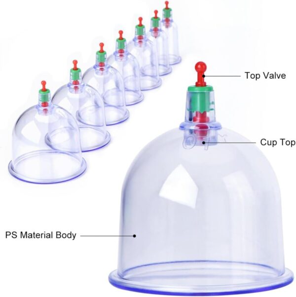 Hijama Vacuum Cupping Cups Set 12pcs