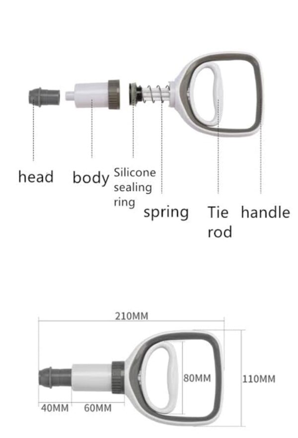 Houjama Cupping Hand Pump Suction Gun For Cupping Therapy3 Hijama Cupping Hand Pump Suction Gun