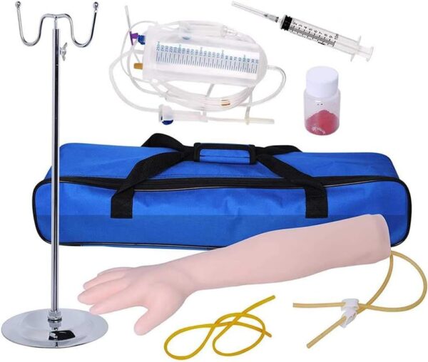 IV Practice Training Arm Kit with Stand and Accessories
