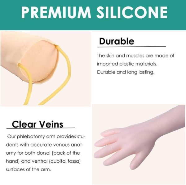 IV Practice Training Arm Kit with Stand and Accessories