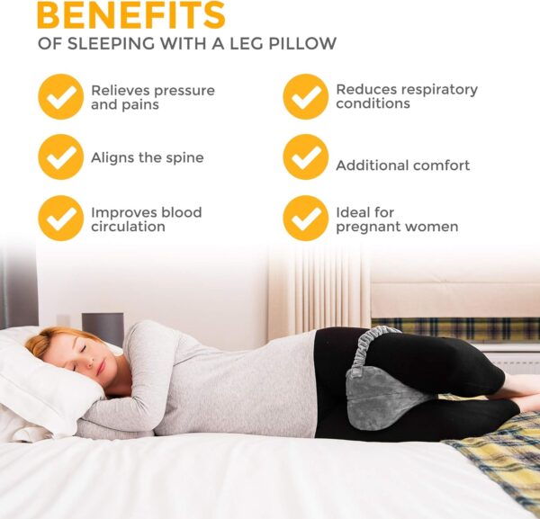 Orthopedic Knee Pillow Memory Foam Leg Support Cushion
