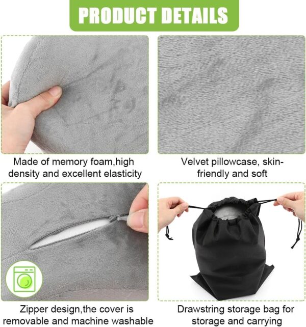 Orthopedic Knee Pillow Memory Foam Leg Support Cushion